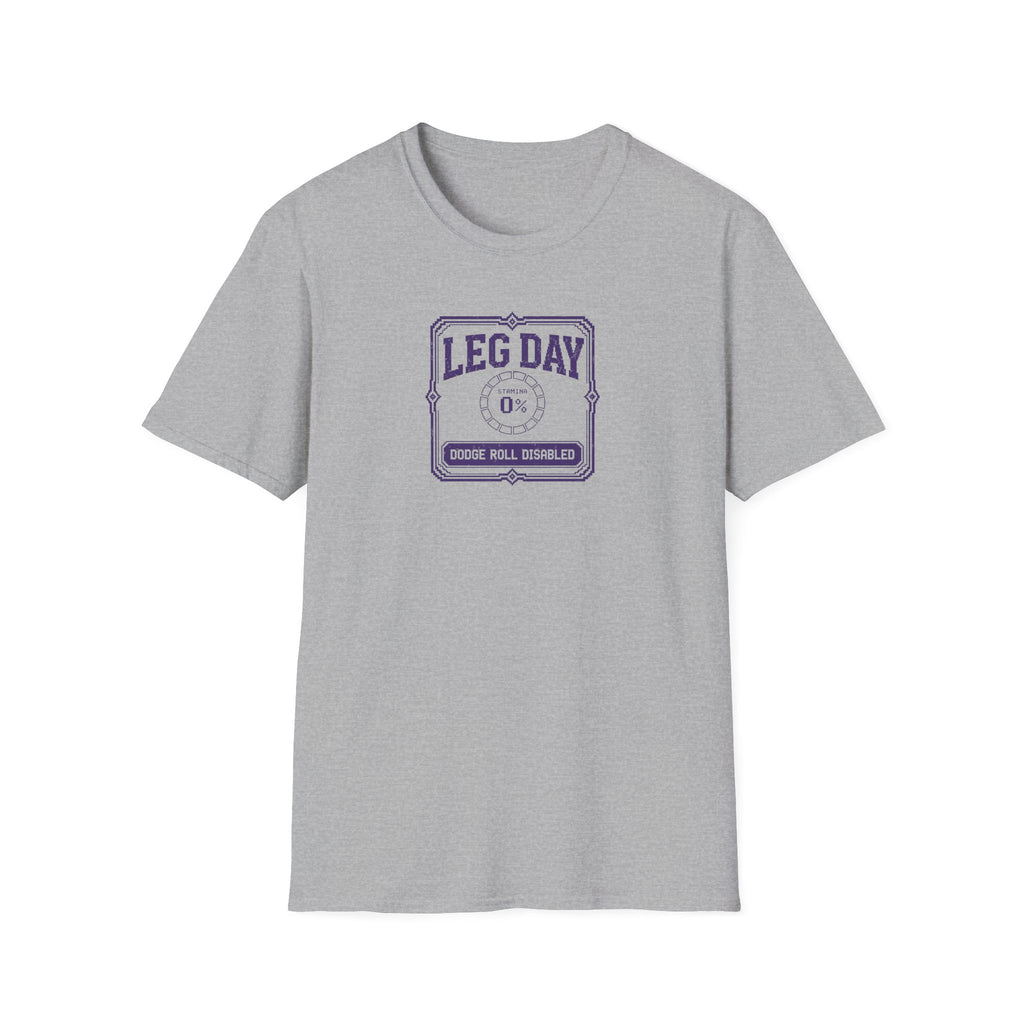 Leg Day Dodge Roll Disabled  T-Shirt