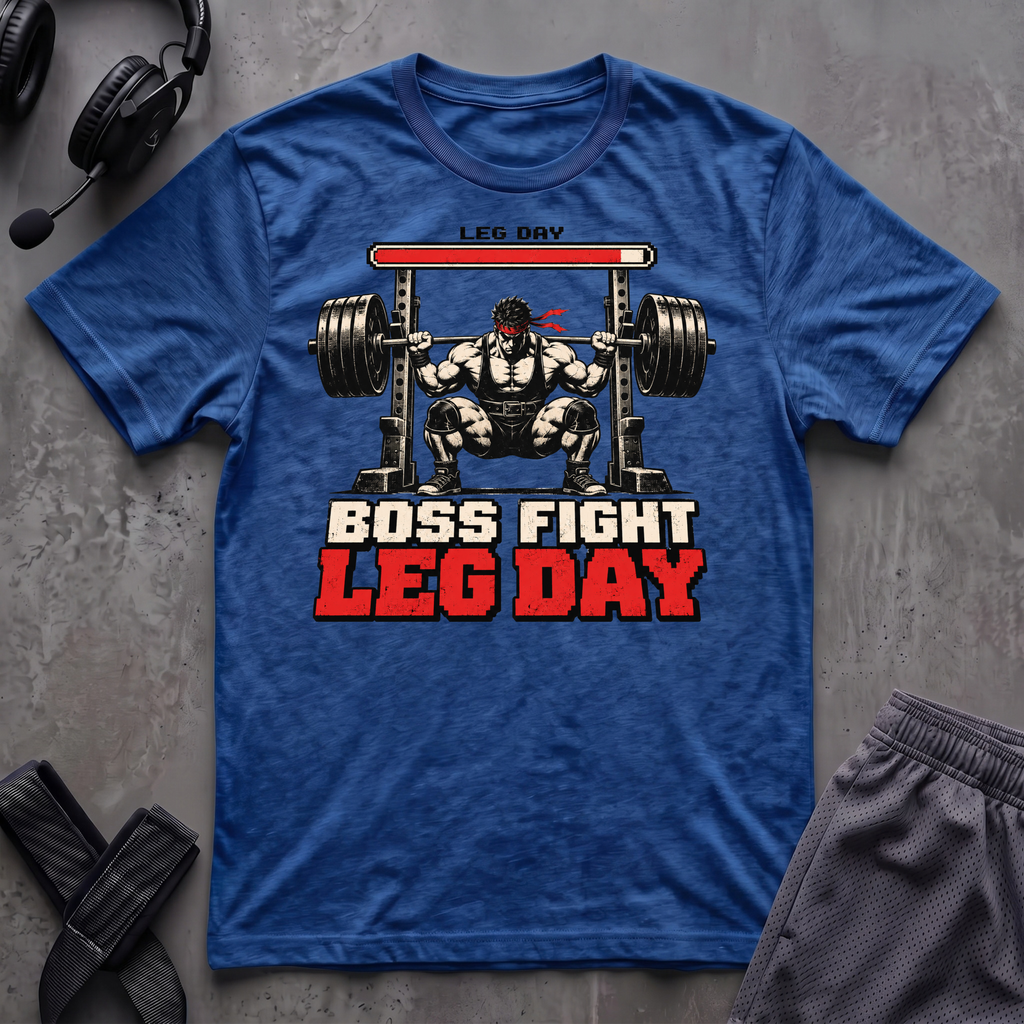 Boss Fight Leg Day T-Shirt