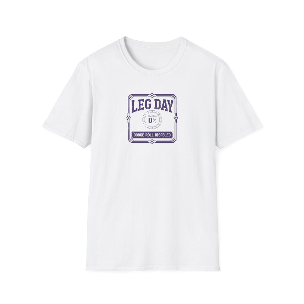 Leg Day Dodge Roll Disabled  T-Shirt