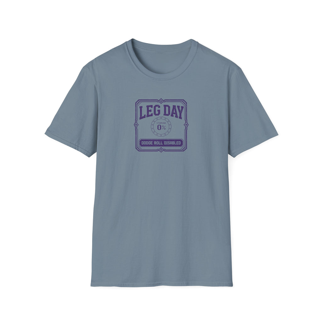 Leg Day Dodge Roll Disabled  T-Shirt