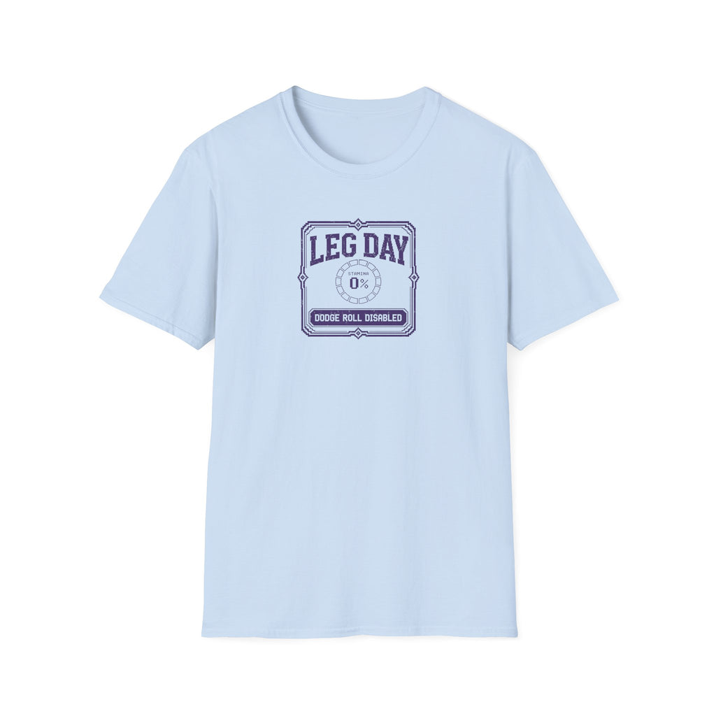 Leg Day Dodge Roll Disabled  T-Shirt