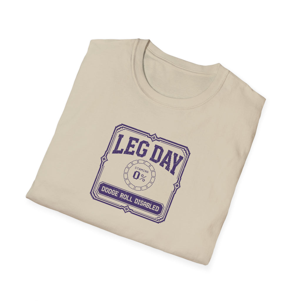 Leg Day Dodge Roll Disabled  T-Shirt