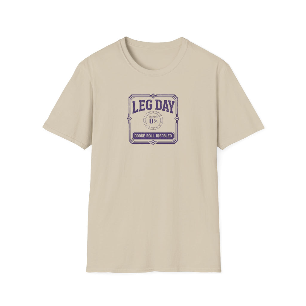 Leg Day Dodge Roll Disabled  T-Shirt