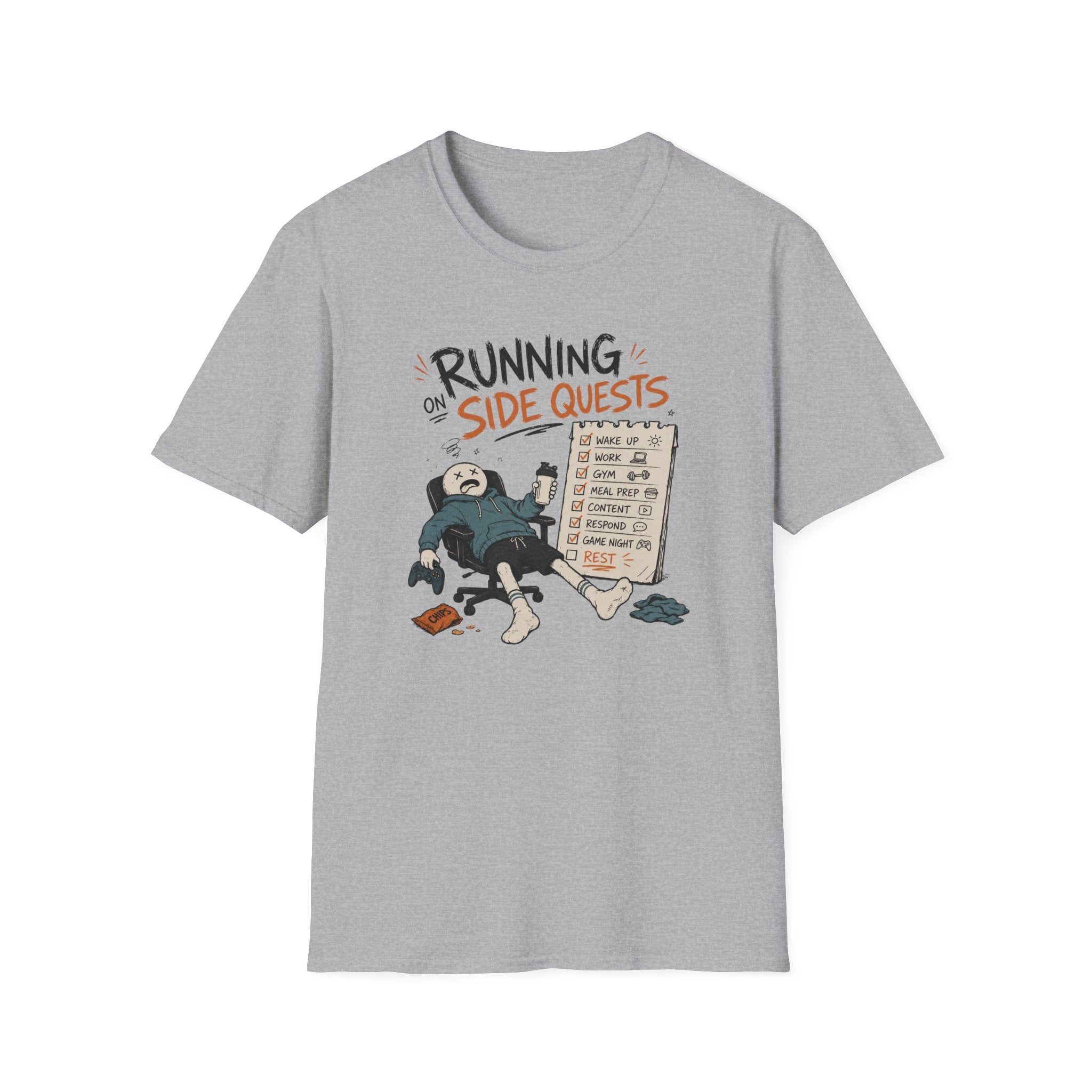 Running On Side Quests T-Shirt