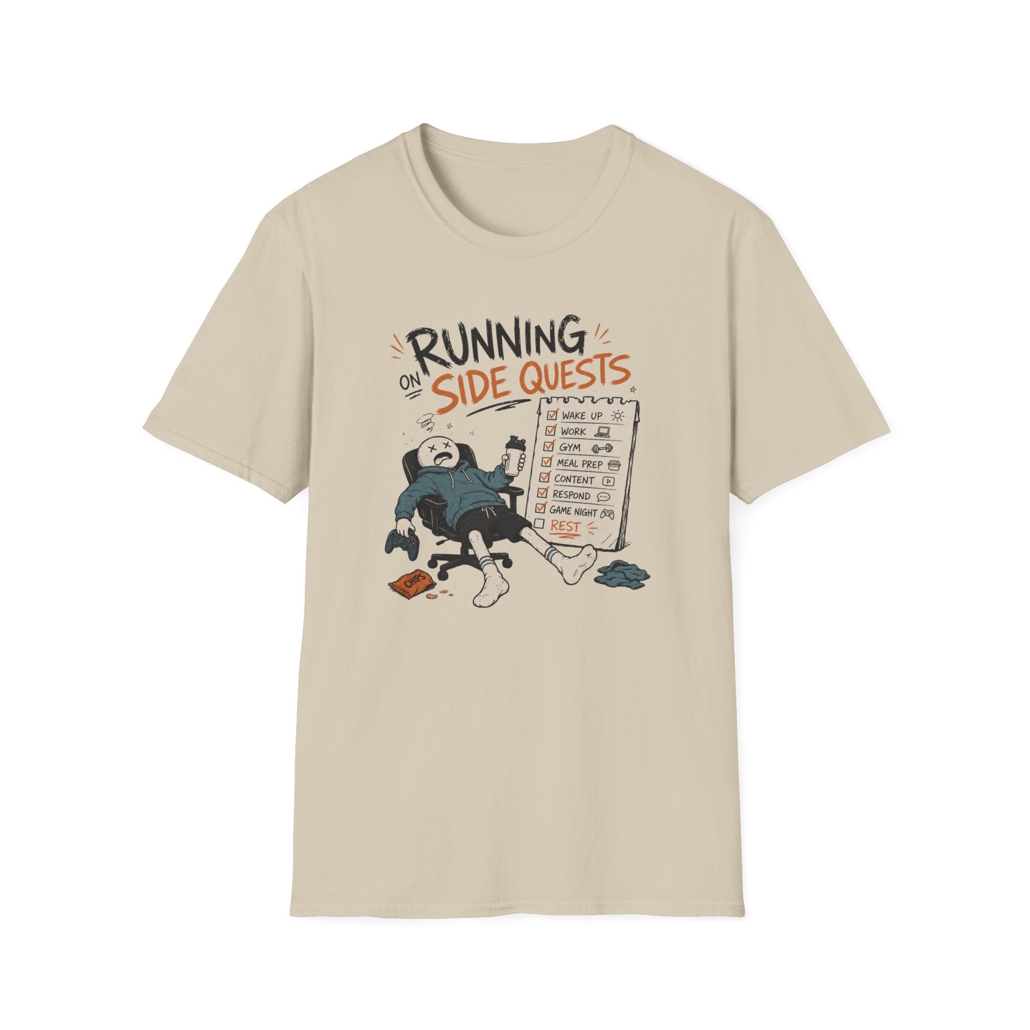 Running On Side Quests T-Shirt