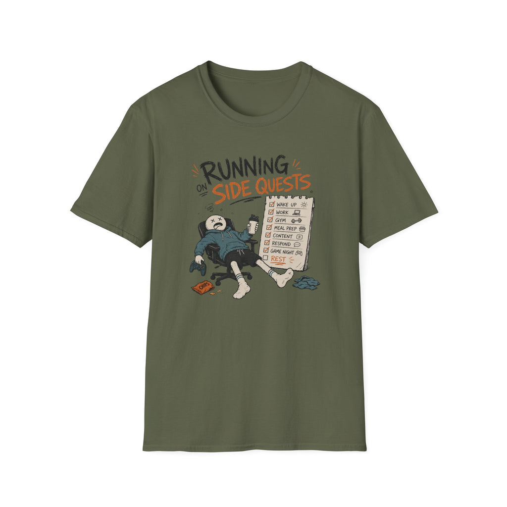 Running On Side Quests T-Shirt