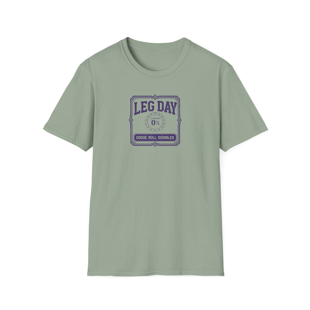 Leg Day Dodge Roll Disabled  T-Shirt