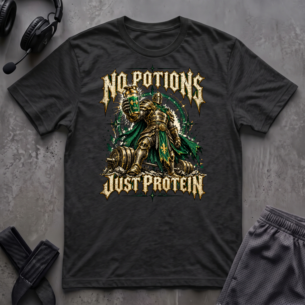 No Potions Just Protein T-Shirt