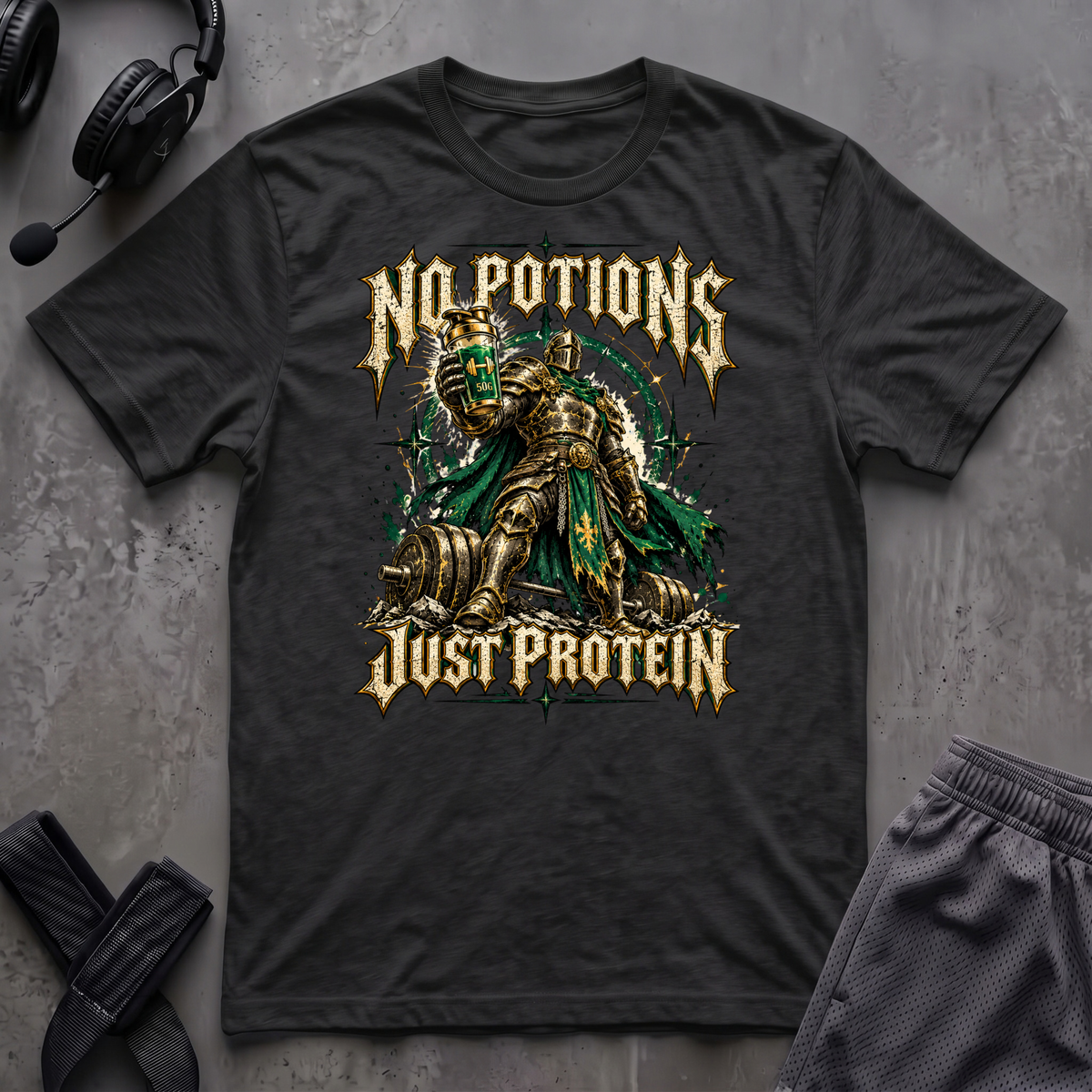 No Potions Just Protein T-Shirt