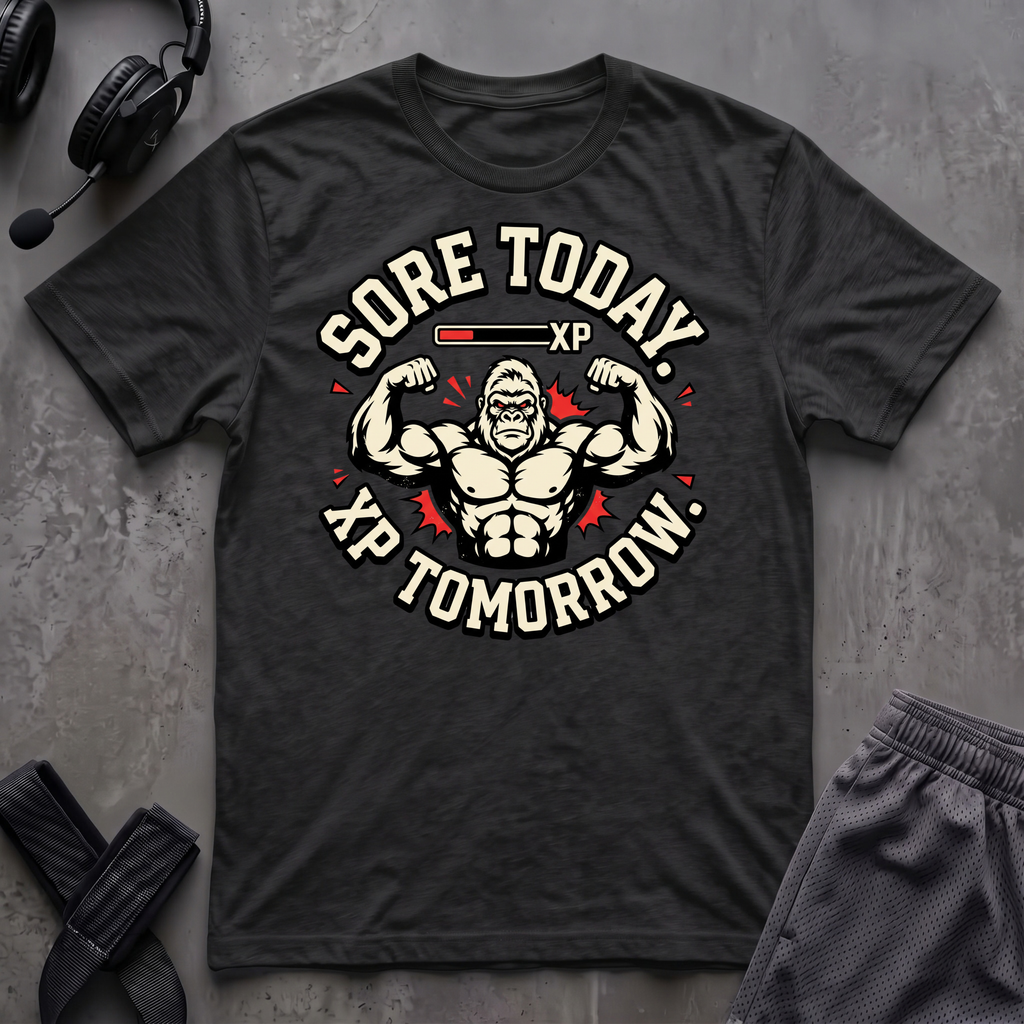 Sore Today. Xp Tomorrow. T-Shirt