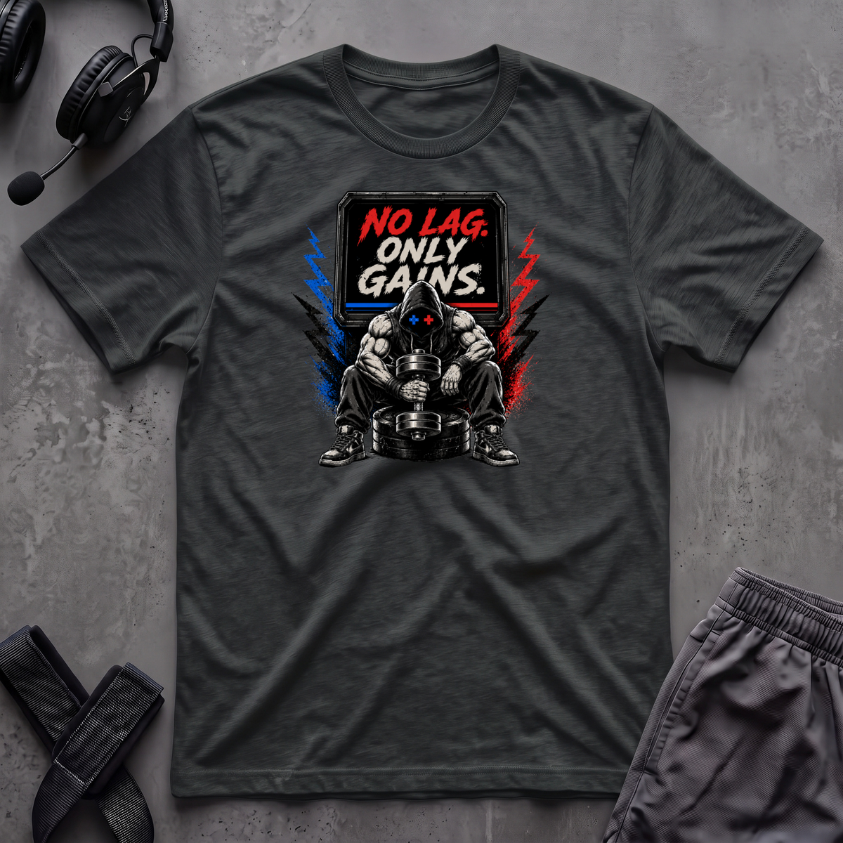 No Lag Only Gains  T-Shirt
