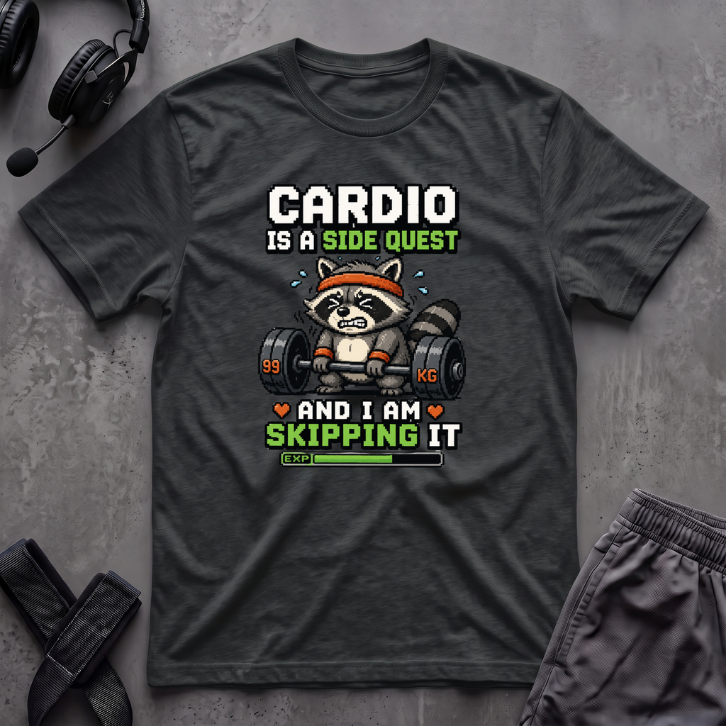 Cardio Is A Side Quest And I Am Skipping It T-Shirt