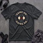Game On. Gains On.  T-Shirt