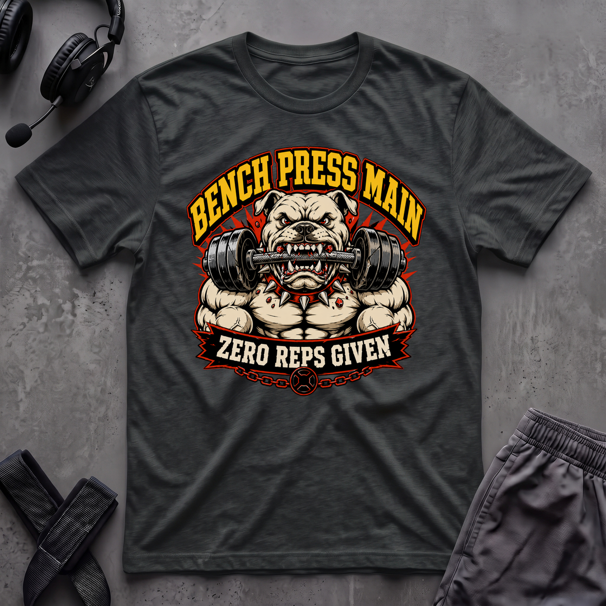 Bench Press Main Zero Reps Given T-Shirt