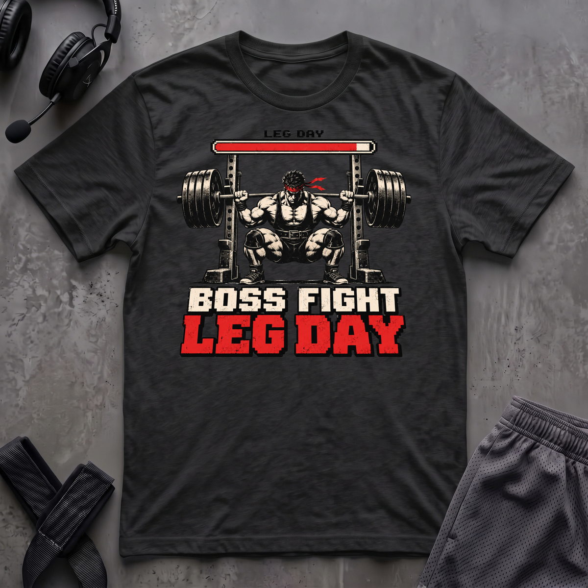 Boss Fight Leg Day T-Shirt