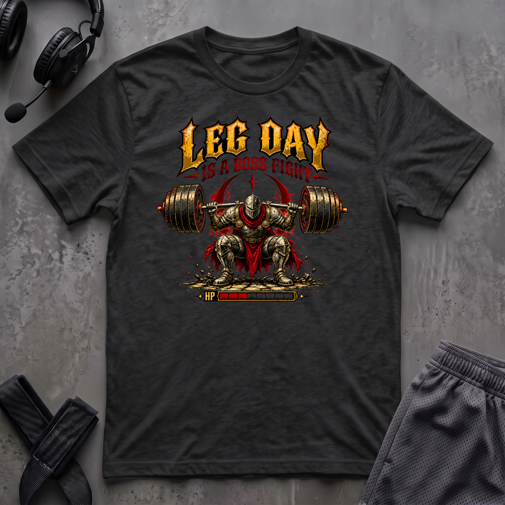 Leg Day Is A Boss Fight T-Shirt