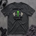Grind.Lift.Level Up.Repeat.  T-Shirt