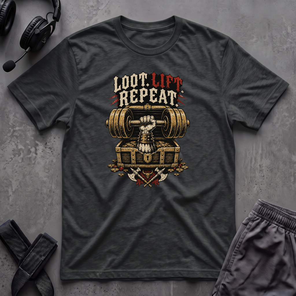 Loot. Lift. Repeat. T-Shirt