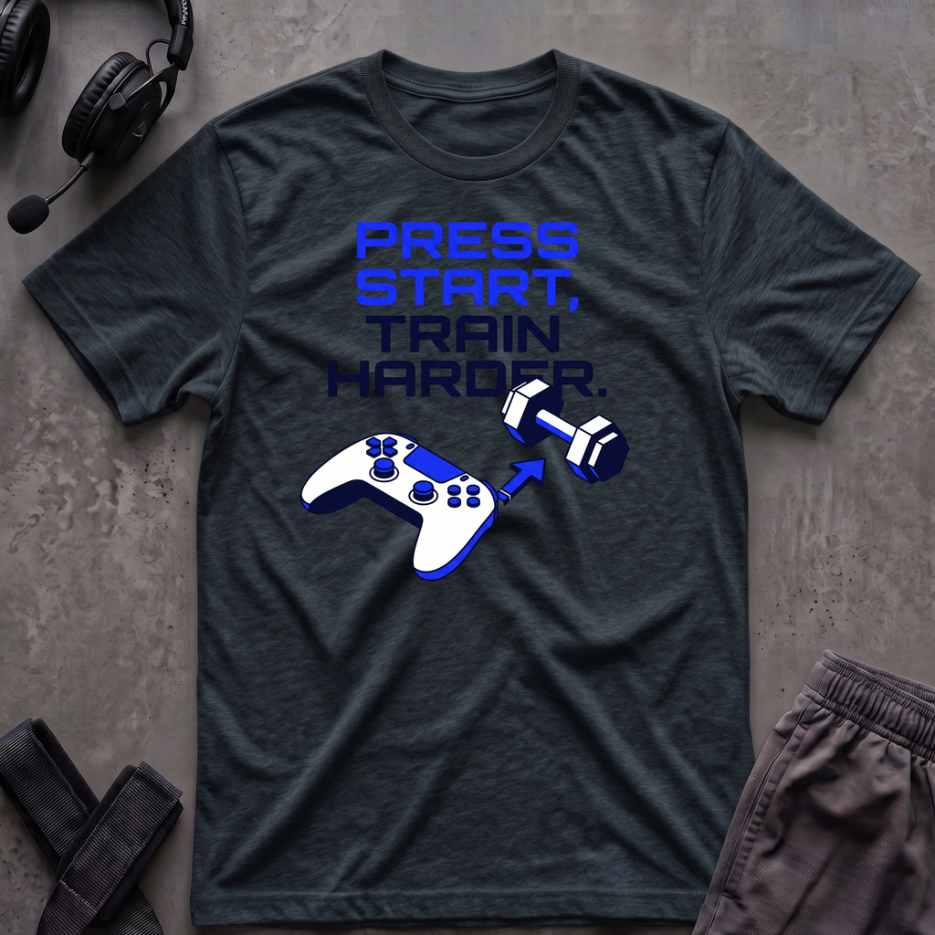 Press Start Train Harder T-Shirt