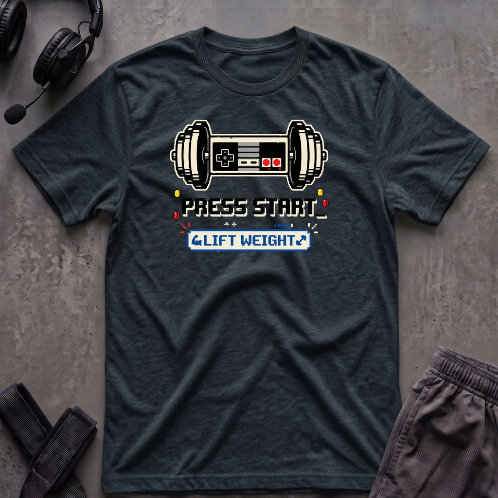 Press Start Lift Weight T-Shirt