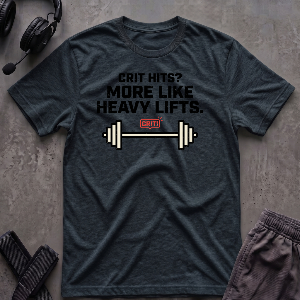 Crit Hits? More Like Heavy Lifts  T-Shirt