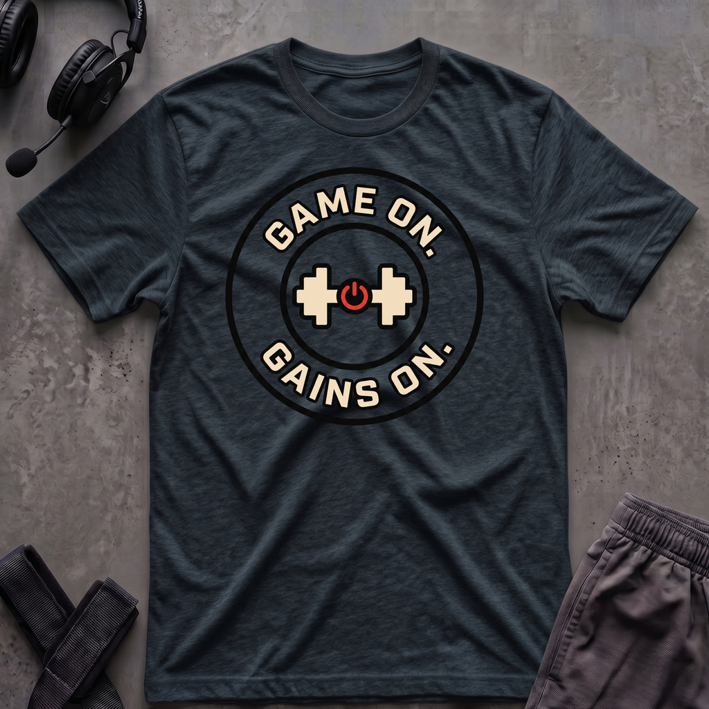 Game On. Gains On.  T-Shirt