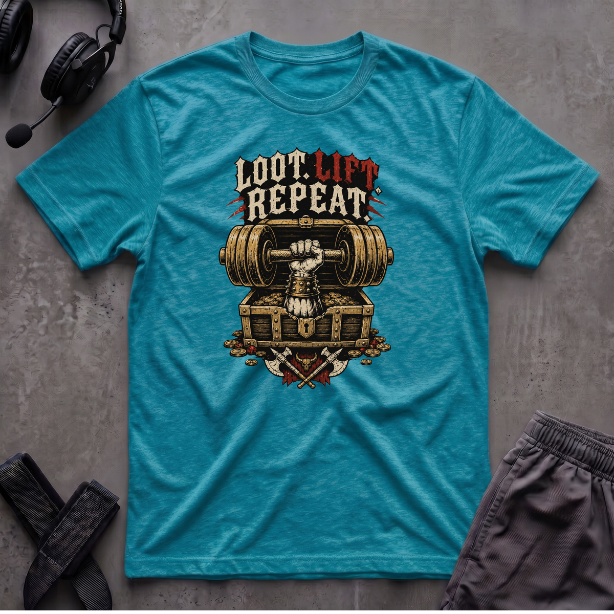 Loot. Lift. Repeat. T-Shirt