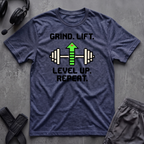 Grind.Lift.Level Up.Repeat.  T-Shirt