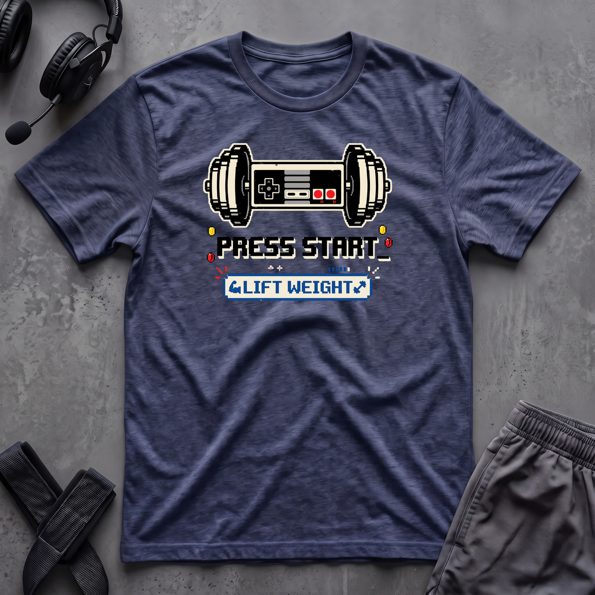 Press Start Lift Weight T-Shirt