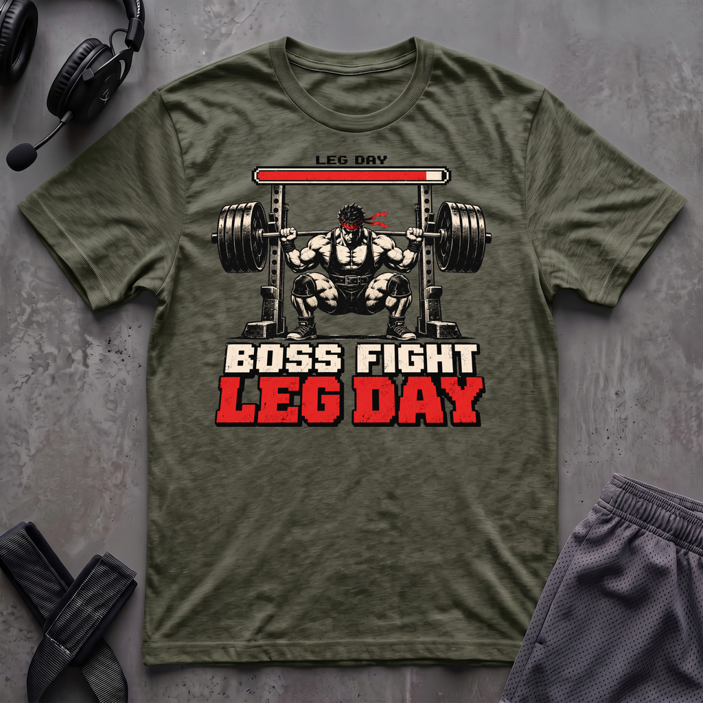 Boss Fight Leg Day T-Shirt