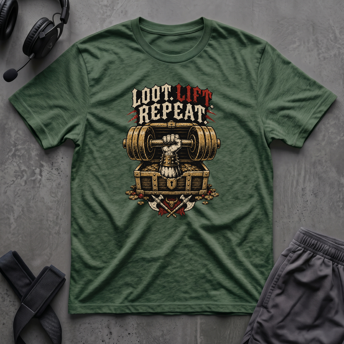 Loot. Lift. Repeat. T-Shirt