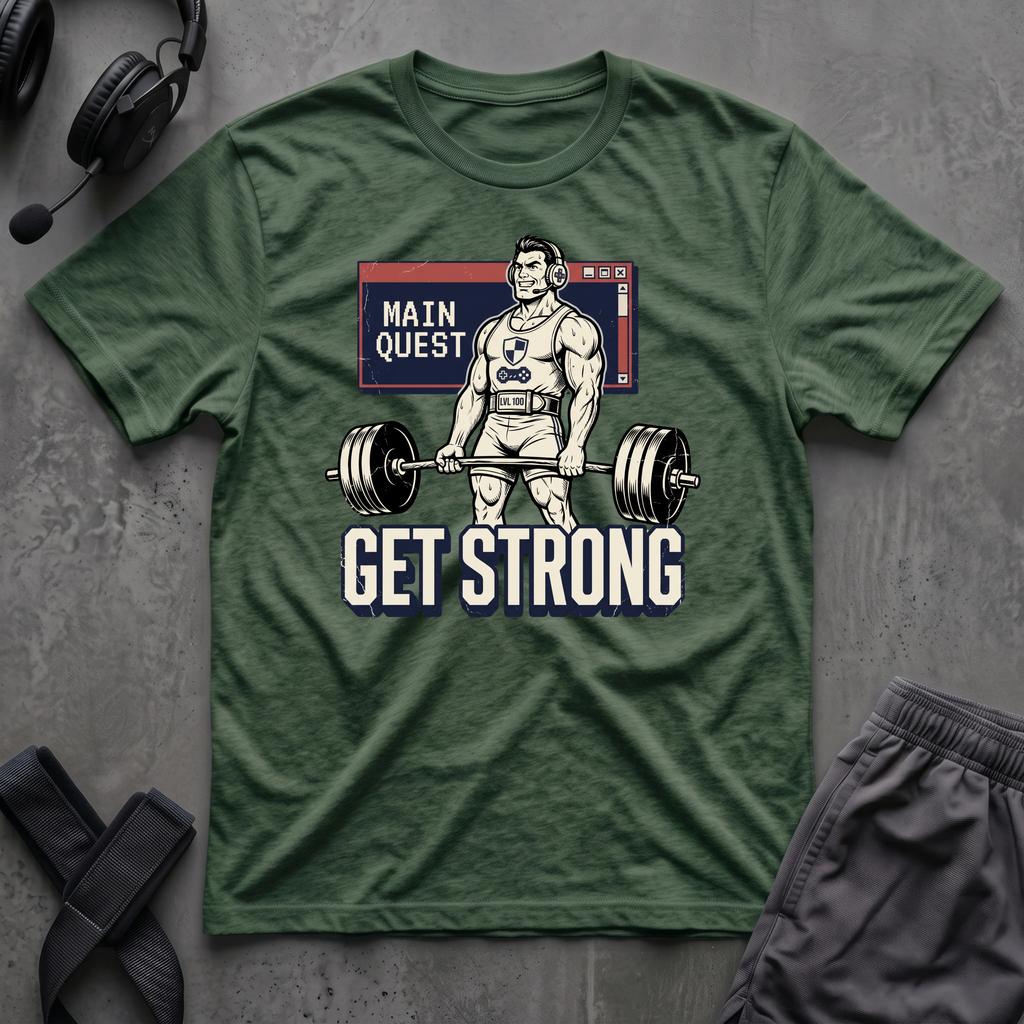 Main Quest Get Strong T-Shirt