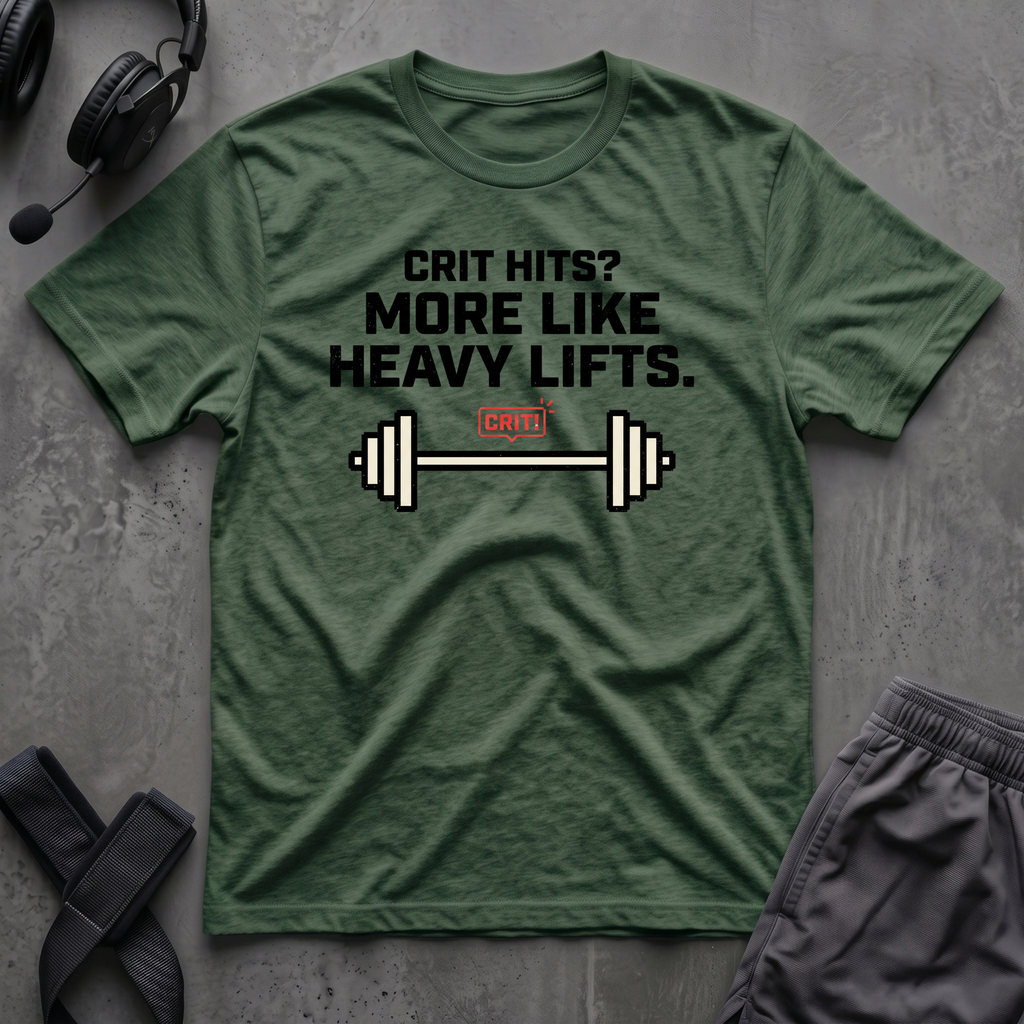 Crit Hits? More Like Heavy Lifts  T-Shirt