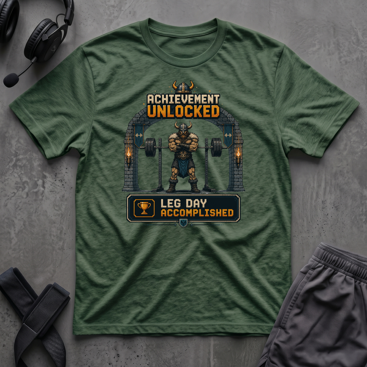 Leg Day Achievement Unlocked T-Shirt