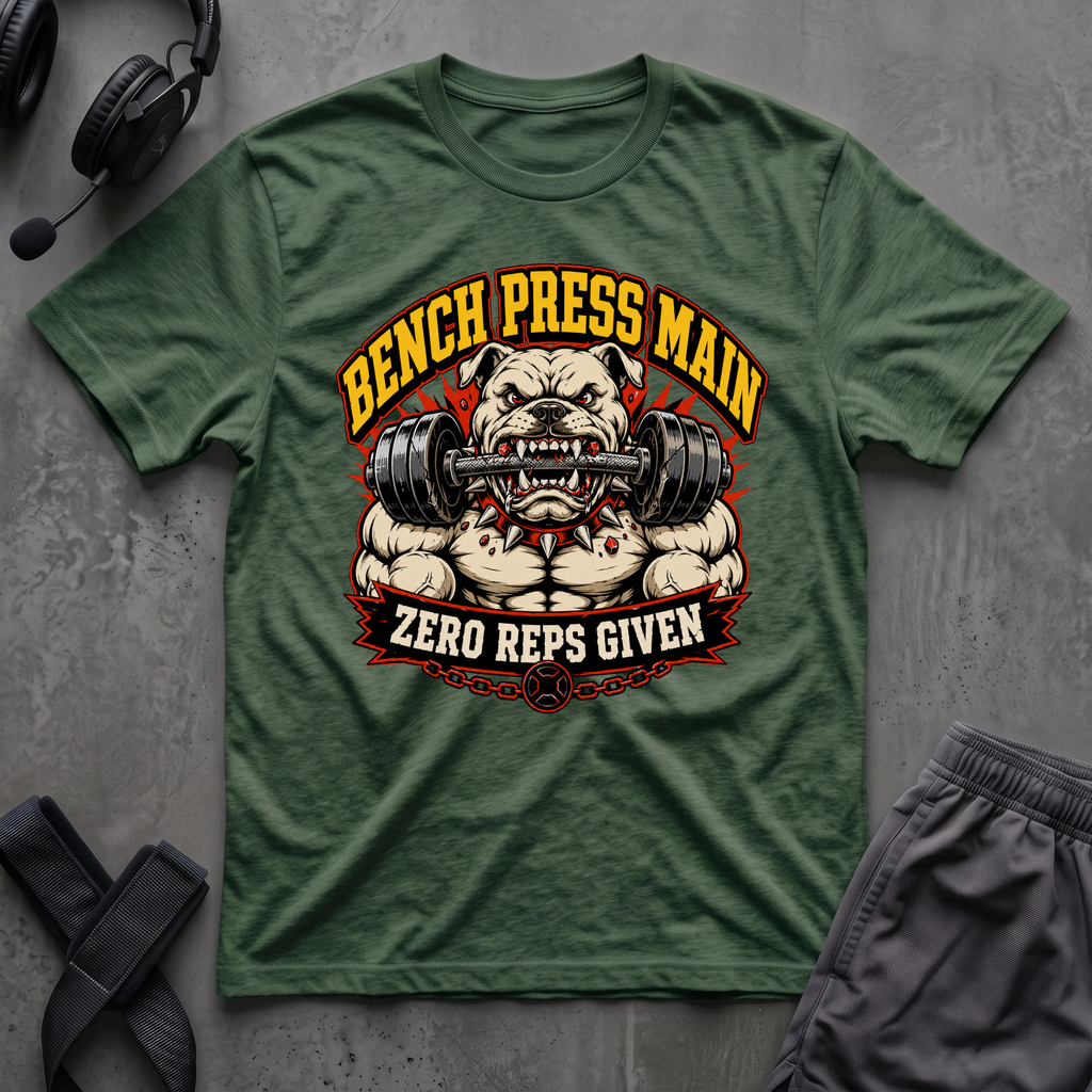 Bench Press Main Zero Reps Given T-Shirt