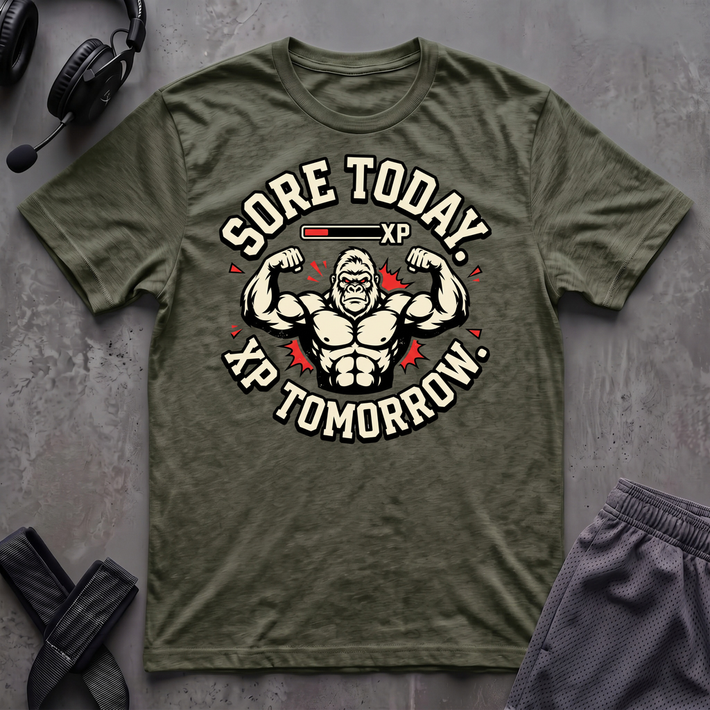 Sore Today. Xp Tomorrow. T-Shirt