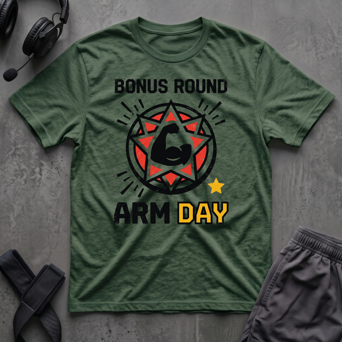 Bonus Round Arm Day T-Shirt