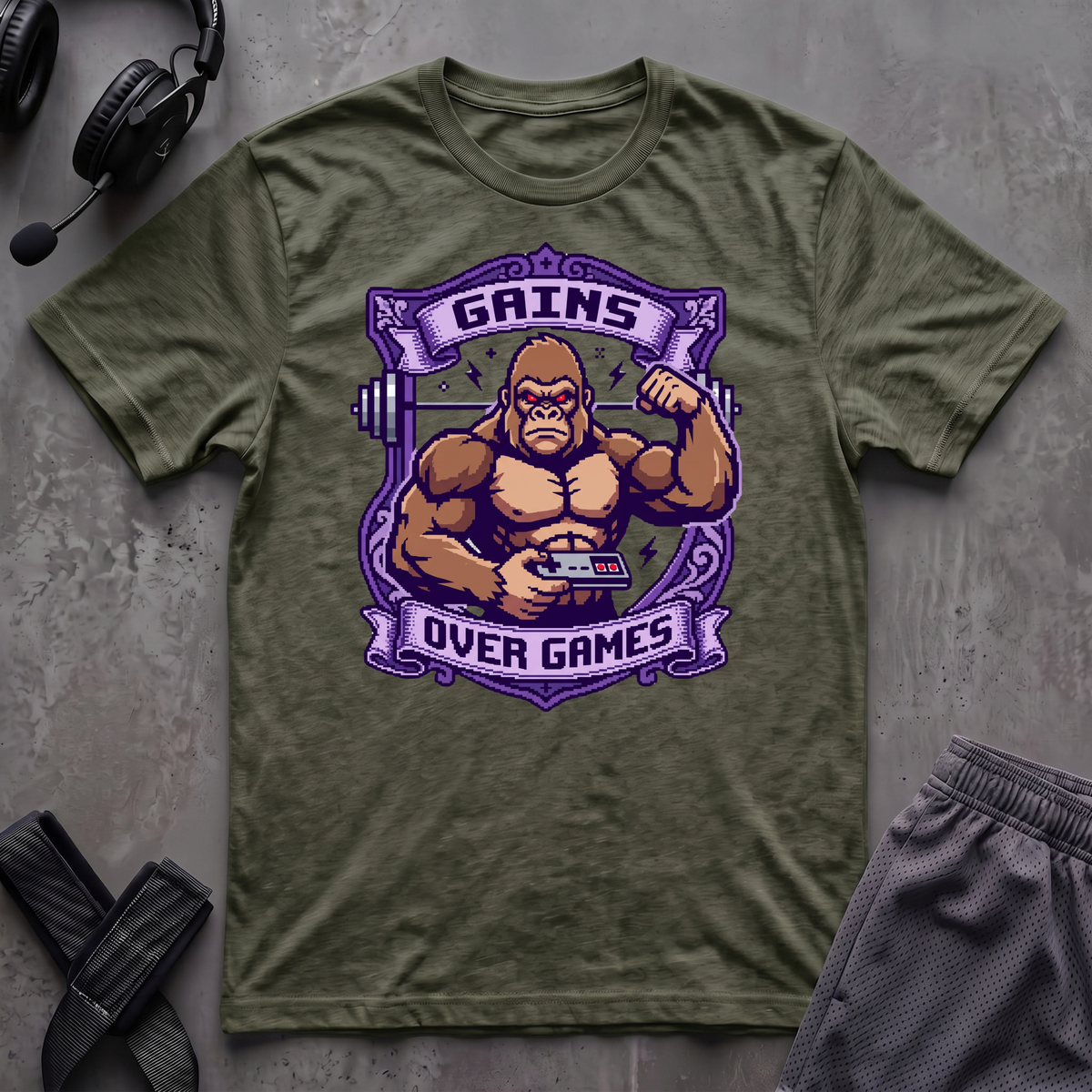 Gains Over Games T-Shirt