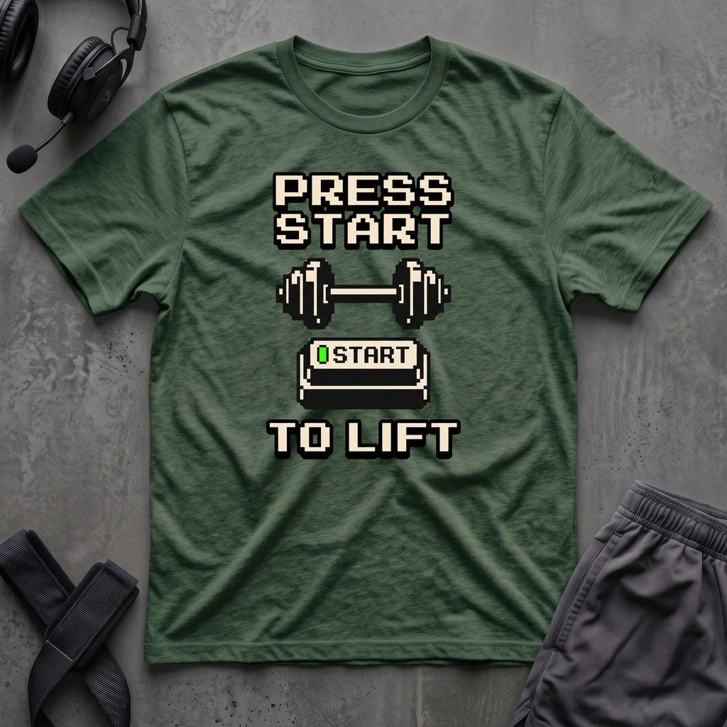 Press Start To Lift T-Shirt