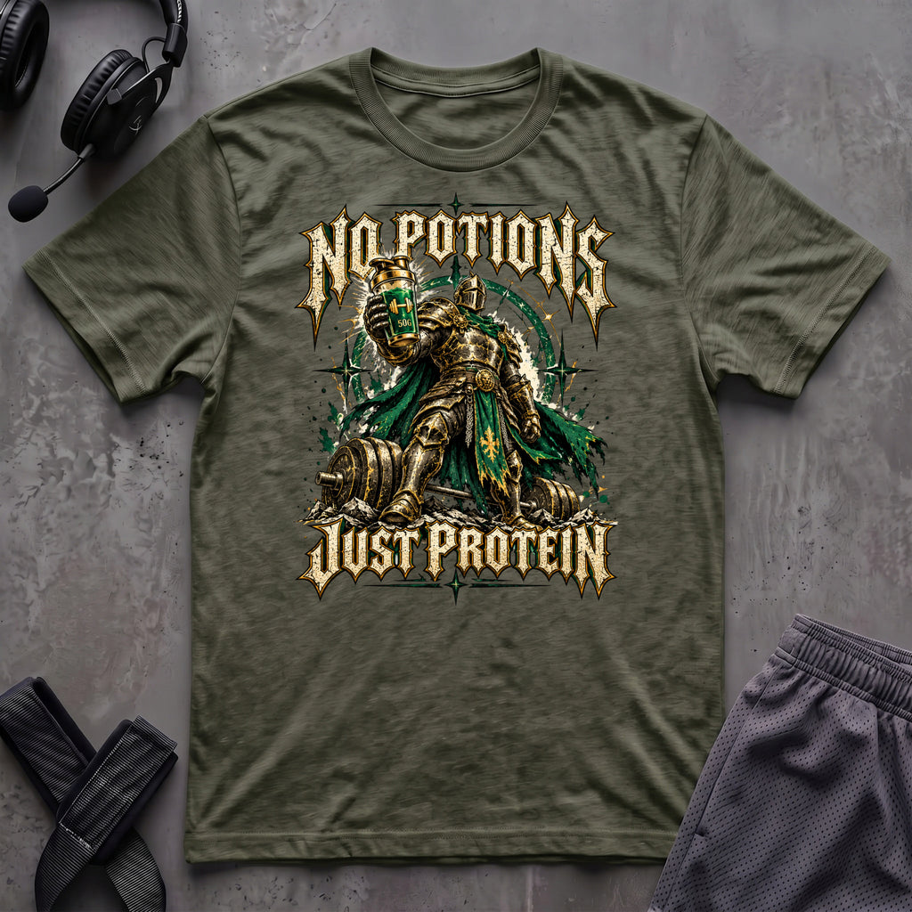 No Potions Just Protein T-Shirt