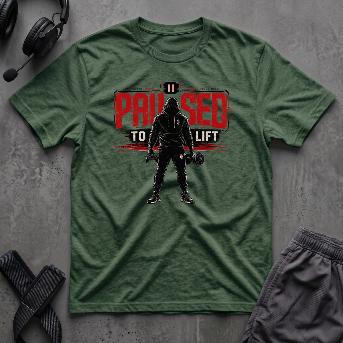 Paused To Lift  T-Shirt