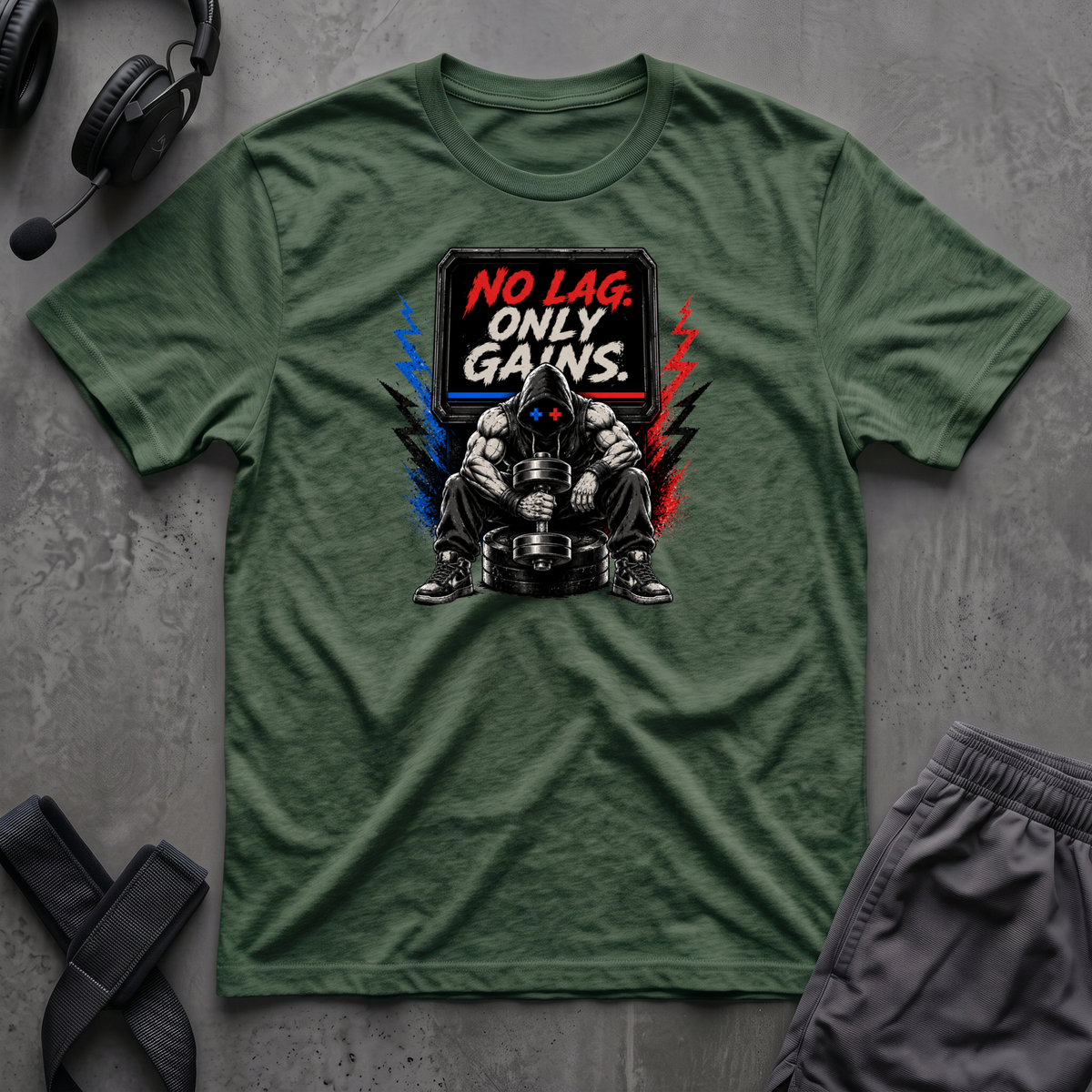 No Lag Only Gains  T-Shirt