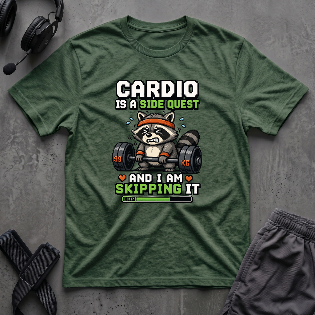 Cardio Is A Side Quest And I Am Skipping It T-Shirt