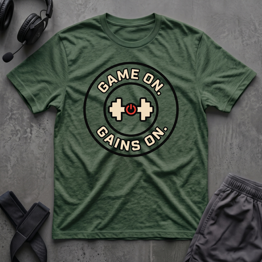Game On. Gains On.  T-Shirt