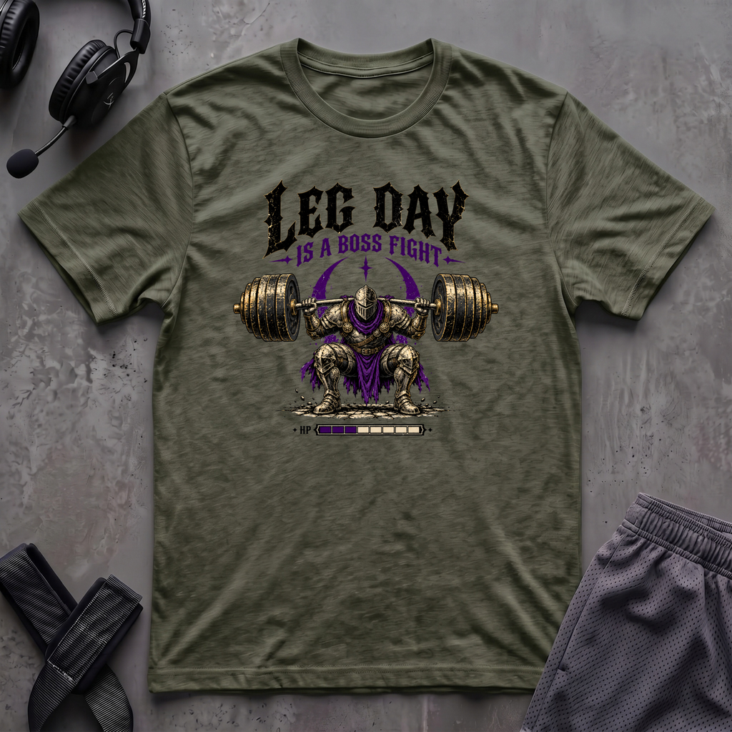 Leg Day Is A Boss Fight T-Shirt