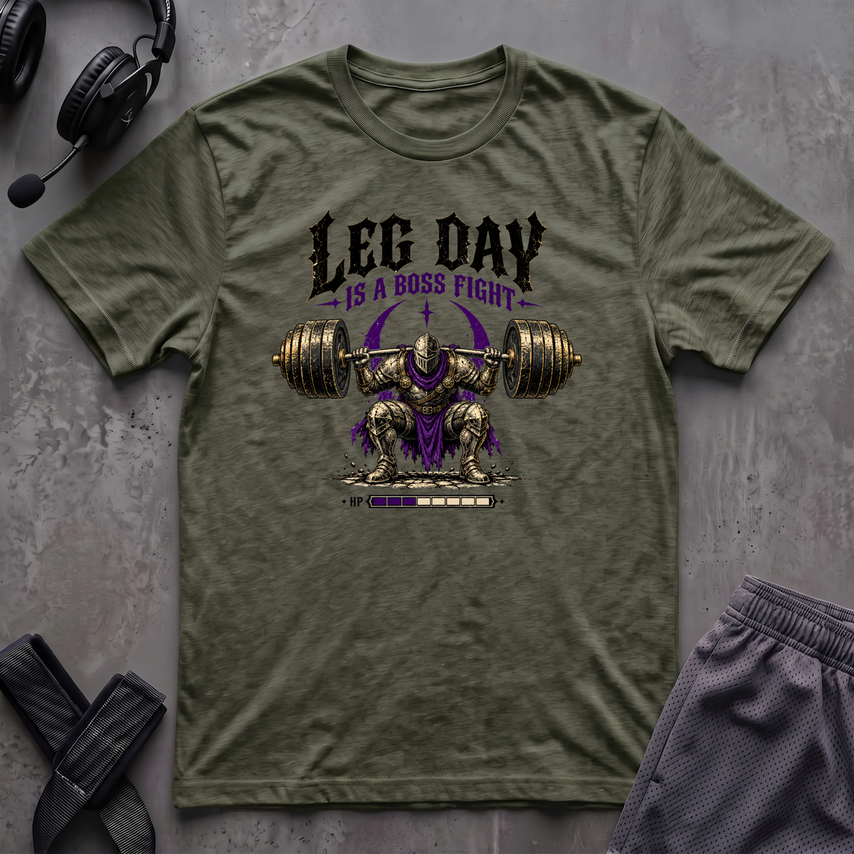Leg Day Is A Boss Fight T-Shirt