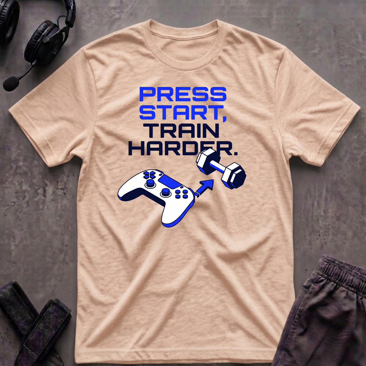 Press Start Train Harder T-Shirt