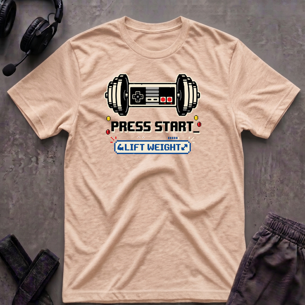 Press Start Lift Weight T-Shirt