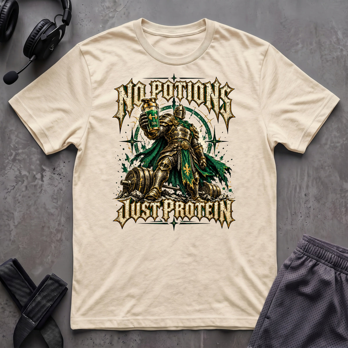No Potions Just Protein T-Shirt