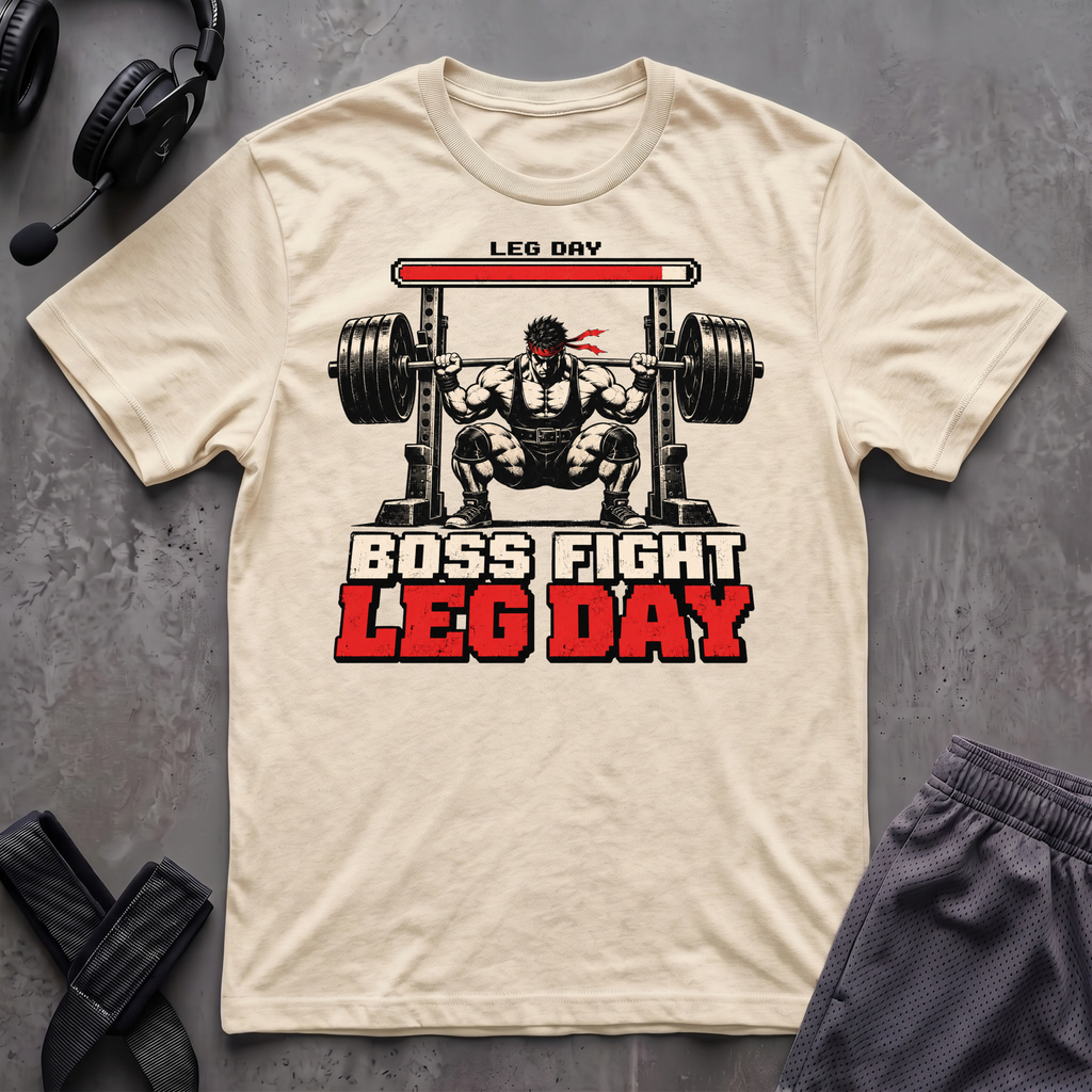 Boss Fight Leg Day T-Shirt